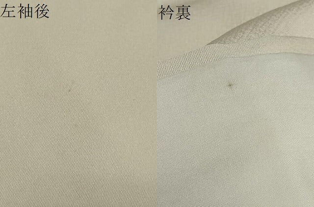 平和屋着物●訪問着　駒刺繍　地紙草花文　金彩　正絹　逸品　DABI2212ud
