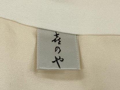 平和屋着物●訪問着　駒刺繍　地紙草花文　金彩　正絹　逸品　DABI2212ud