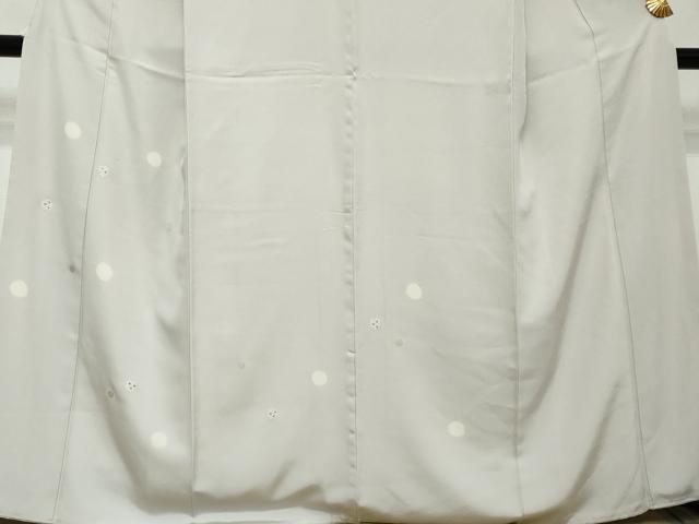 平和屋着物●訪問着　刺繍　丸文　金彩　銀糸　正絹　逸品　DABI2218ud