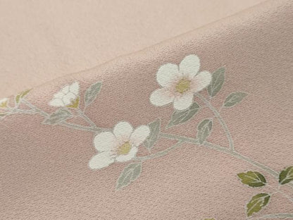 平和屋着物●訪問着　友禅　作家物　枝花文　暈し染め　正絹　逸品　DABI2224ud