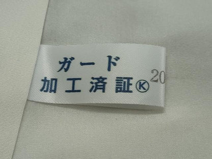平和屋着物●江戸小紋　朝顔　正絹　逸品　DABI2233ud
