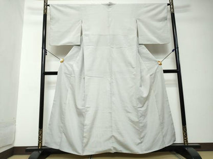 平和屋着物●本塩沢　やまだ織　絣文様　正絹　逸品　DABI2234ud
