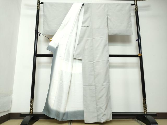 平和屋着物●本塩沢　やまだ織　絣文様　正絹　逸品　DABI2234ud