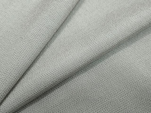 平和屋着物●本塩沢　やまだ織　絣文様　正絹　逸品　DABI2234ud