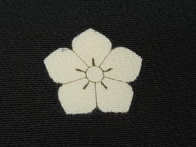 平和屋着物●創業460年・千總　黒留袖　駒刺繍　竹屋町刺繍　吉祥花文　金彩　高島屋扱い　正絹　逸品　DABI2237ud