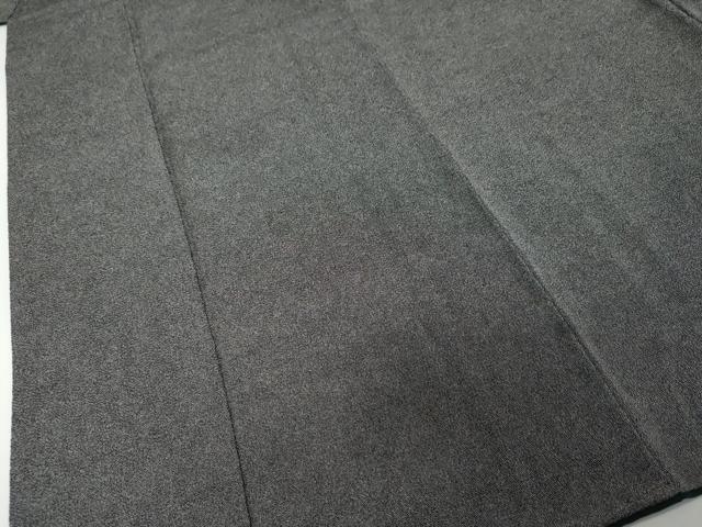 平和屋着物●鈴木秋治　江戸小紋　鮫小紋柄　黒地　正絹　逸品　DABI2238ud