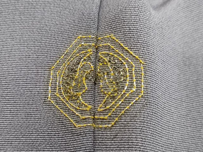 平和屋着物●訪問着　刺繍　草花文　暈し染め　正絹　逸品　未使用　DABI2246ud