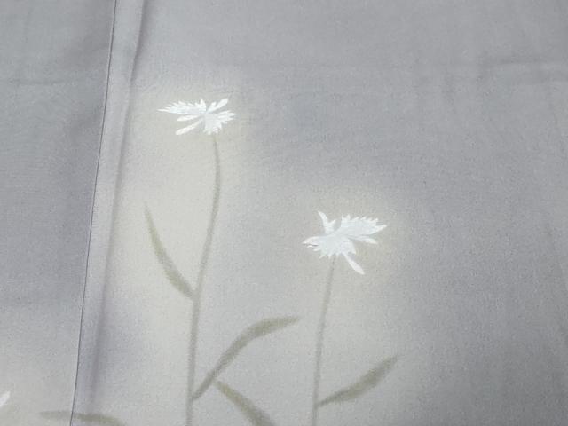 平和屋着物●訪問着　刺繍　草花文　暈し染め　正絹　逸品　未使用　DABI2246ud