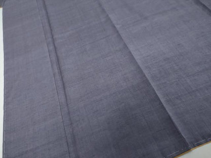 平和屋着物●結城紬　竜胆色　正絹　逸品　未使用　DABI2260ud