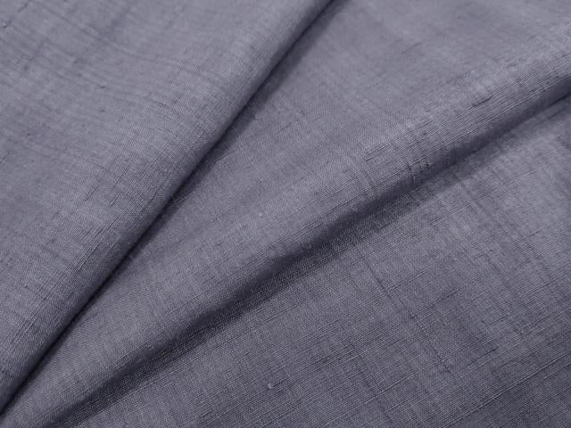 平和屋着物●結城紬　竜胆色　正絹　逸品　未使用　DABI2260ud
