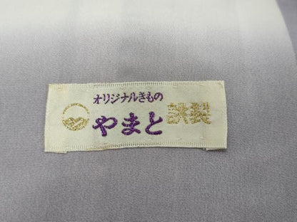 平和屋着物●本場大島紬　白大島　9マルキ　雲霞花文　やまと誂製　正絹　逸品　未使用　DABI2269ud