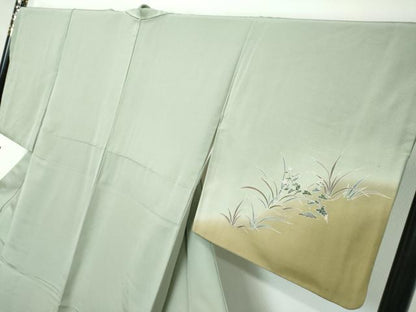 平和屋着物●訪問着　友禅　童子遊び　暈し染め　正絹　逸品　DABI2280ud