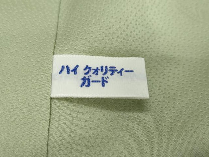 平和屋着物●上質な色無地　吉祥地紋　夏虫色　正絹　逸品　未使用　DABI2291ud