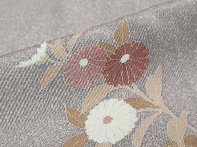 平和屋着物●訪問着　友禅　草花文　正絹　逸品　DABI2295ud