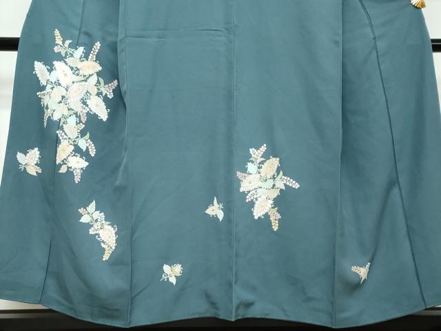 平和屋着物●訪問着　洋花文　金銀彩　正絹　逸品　DABI2300ud