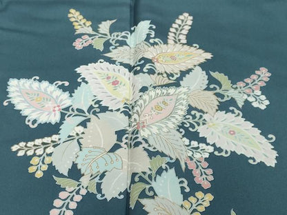 平和屋着物●訪問着　洋花文　金銀彩　正絹　逸品　DABI2300ud