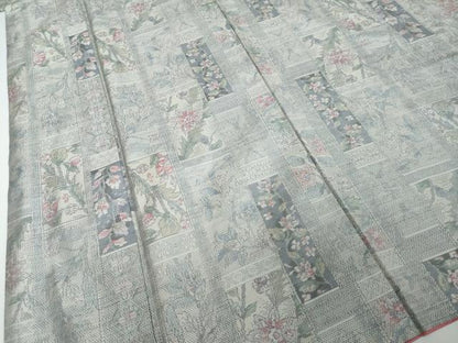 平和屋着物●本場大島紬　総絣　短冊草花文　正絹　逸品　DABI2301ud