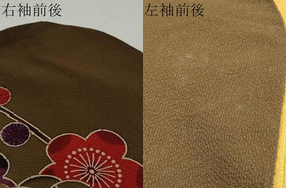 平和屋着物●豪華振袖　紅型　花蝶文　暈し染め　正絹　逸品　DABI2307ud