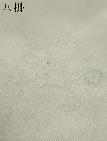 平和屋着物●上質な小紋　草花文　正絹　逸品　DABI2327ud