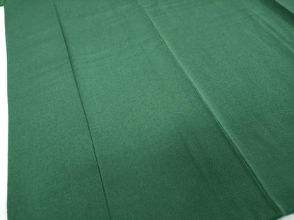 平和屋着物●上質な色無地　鉄色　鬼しぼ縮緬　正絹　逸品　DABI2336ud