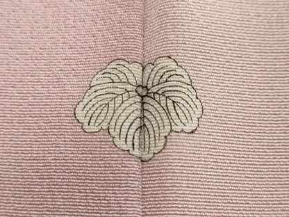 平和屋着物●訪問着　流水群れ鳥枝葉文　暈し染め　金彩　正絹　逸品　未使用　DABI2352ud
