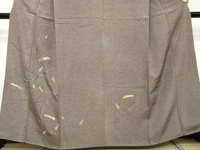 平和屋着物●訪問着　駒刺繍　楽器文　金糸　正絹　逸品　未使用　DABI2353ud