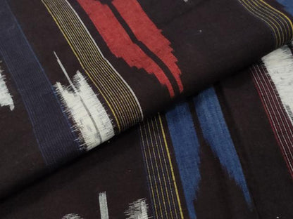 平和屋着物●久留米絣　袷　矢羽根文　綿　逸品　DABI2370ud