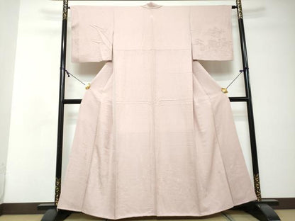 平和屋着物●無地絵羽訪問着　祇園祭　淡紅藤色　正絹　逸品　DABI2373ud