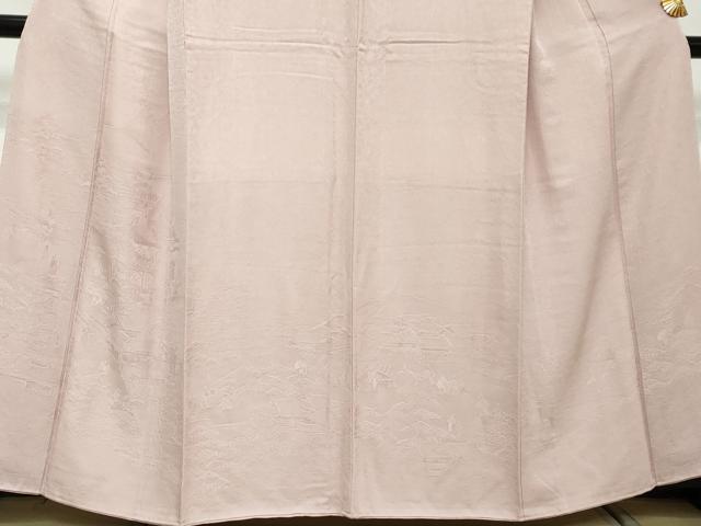 平和屋着物●無地絵羽訪問着　祇園祭　淡紅藤色　正絹　逸品　DABI2373ud