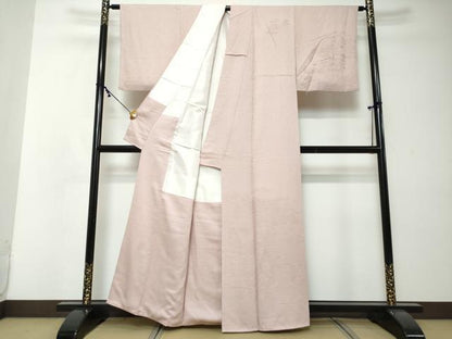 平和屋着物●無地絵羽訪問着　祇園祭　淡紅藤色　正絹　逸品　DABI2373ud