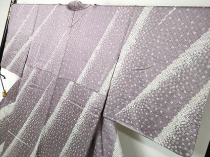 平和屋着物●訪問着　総絞り　霞文　ますいわ屋扱い　正絹　逸品　DABI2375ud