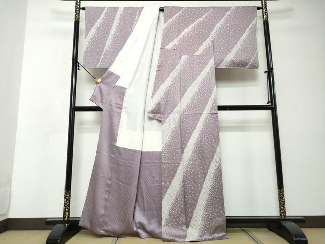 平和屋着物●訪問着　総絞り　霞文　ますいわ屋扱い　正絹　逸品　DABI2375ud