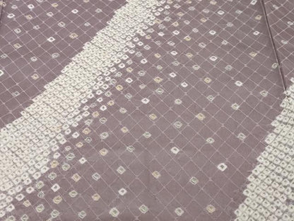 平和屋着物●訪問着　総絞り　霞文　ますいわ屋扱い　正絹　逸品　DABI2375ud
