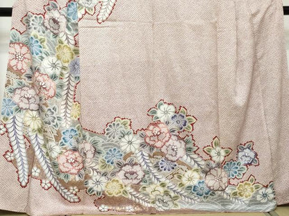 平和屋着物●訪問着　辻が花　金彩　正絹　逸品　DABI2376ud