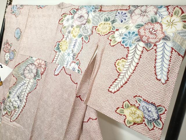 平和屋着物●訪問着　辻が花　金彩　正絹　逸品　DABI2376ud