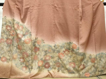 平和屋着物●豪華色留袖　絞り　辻が花　暈し染め　金彩　正絹　逸品　DABI2379ud