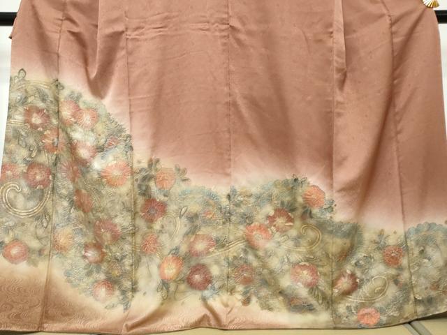 平和屋着物●豪華色留袖　絞り　辻が花　暈し染め　金彩　正絹　逸品　DABI2379ud