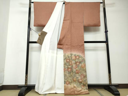 平和屋着物●豪華色留袖　絞り　辻が花　暈し染め　金彩　正絹　逸品　DABI2379ud