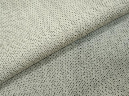 平和屋着物●本塩沢　110亀甲　霞文　正絹　逸品　DABI2380ud