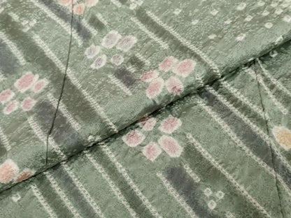 平和屋着物●訪問着　総絞り　舞花文　暈し染め　ますいわ屋扱い　正絹　逸品　DABI2388ud
