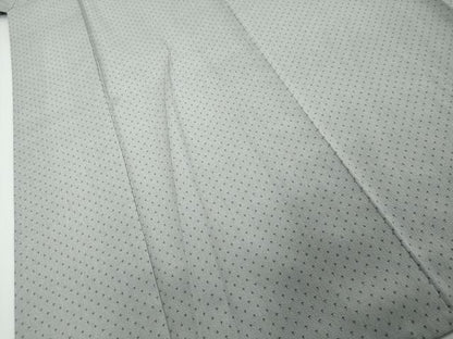 平和屋着物●本塩沢　背抜き仕立て　十字絣　正絹　逸品　DABI2392ud