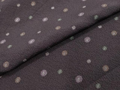 平和屋着物●上質な小紋　箔散らし文　正絹　逸品　DABI2398ud