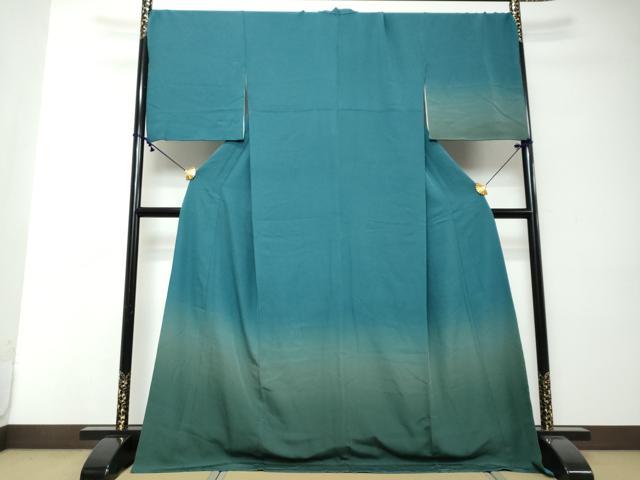 平和屋着物●訪問着　霞文　暈し染め　ロング丈　正絹　逸品　DABI2403ud