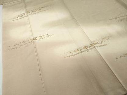 平和屋着物●訪問着　駒刺繍　箔散らし文　暈し染め　金銀彩　正絹　逸品　DABI2409ud