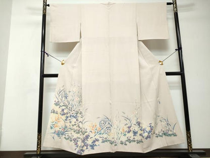 平和屋着物●豪華色留袖　友禅　作家物　楽器草花文　暈し染め　正絹　逸品　DABI2412ud