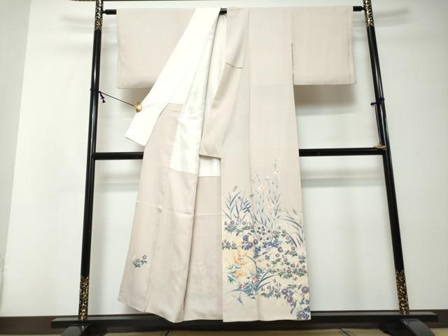 平和屋着物●豪華色留袖　友禅　作家物　楽器草花文　暈し染め　正絹　逸品　DABI2412ud