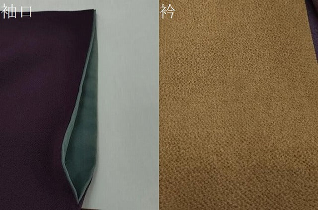 平和屋着物●訪問着　霞文　暈し染め　鬼しぼ縮緬　正絹　逸品　DABI2420ud
