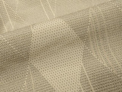 平和屋着物●本塩沢　110亀甲　菱文　正絹　逸品　DABI2422ud