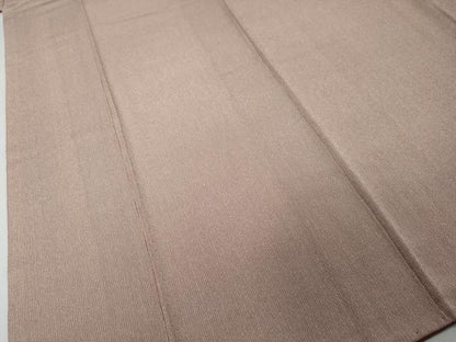 平和屋着物●江戸小紋　万筋　臙脂色×白梅鼠色　正絹　逸品　DABI2424ud