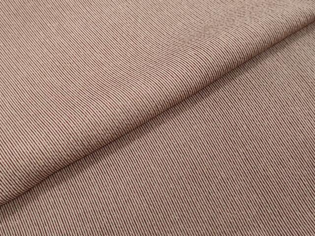 平和屋着物●江戸小紋　万筋　臙脂色×白梅鼠色　正絹　逸品　DABI2424ud